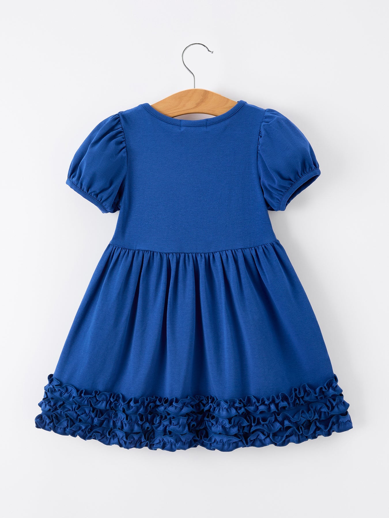 Girls Back To School Crayon Twirl Dress Ruffle Applique by Rylee Faith Designs at Everetts Place