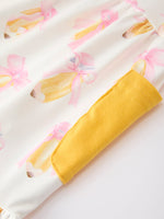 Girls Back To School Pencil Bow Pocket Ruffle Top Shorts Set by Rylee Faith Designs at Everetts Place