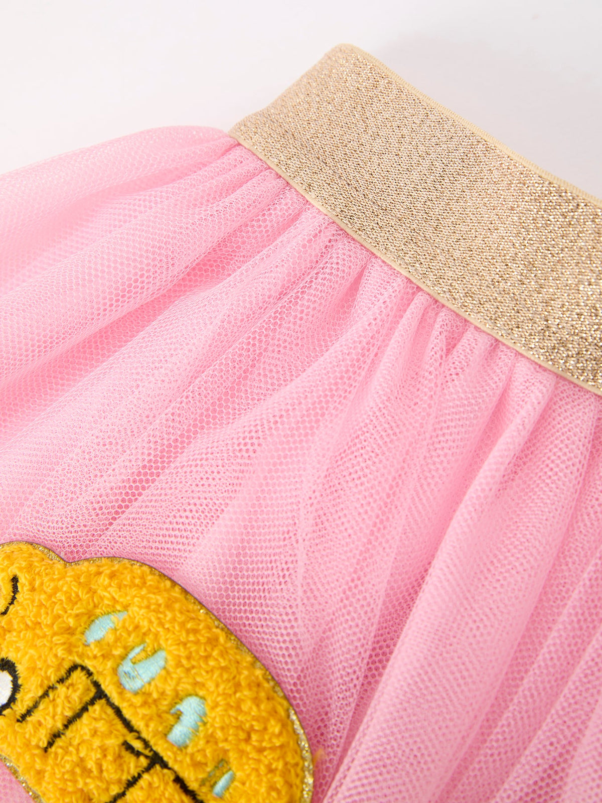 Rylee Faith Designs girls' school bus tulle applique skirt