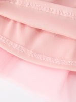 Rylee Faith Designs girls' tulle skirt with pencil bow applique, back to school.