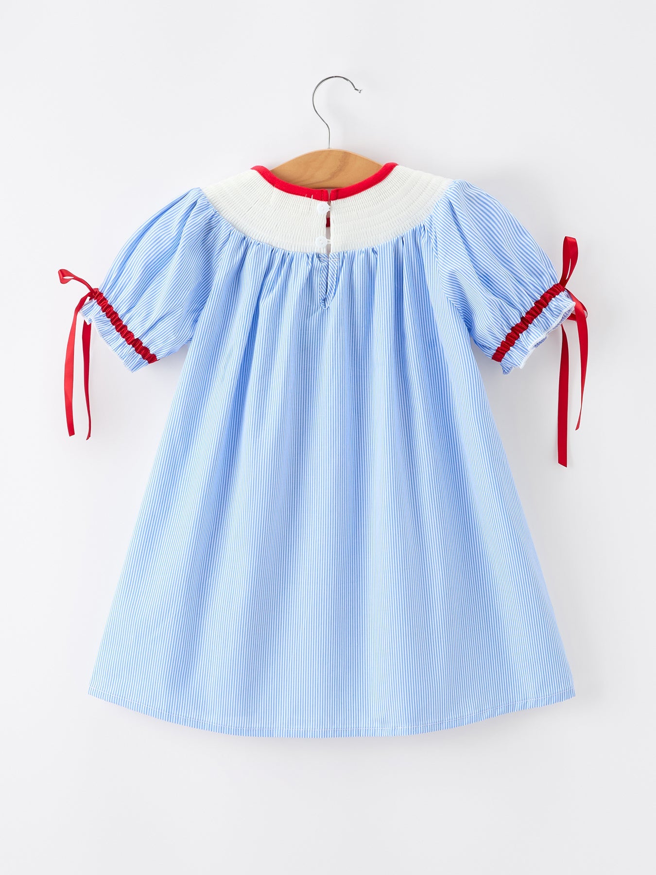 Rylee Faith Designs toddler girl's dress with 'Back To School' embroidery, perfect for fall