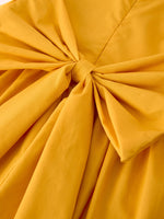 Back To School Pencil Girls Dress Color Block Bow Dress by Rylee Faith Designs at Everetts Place