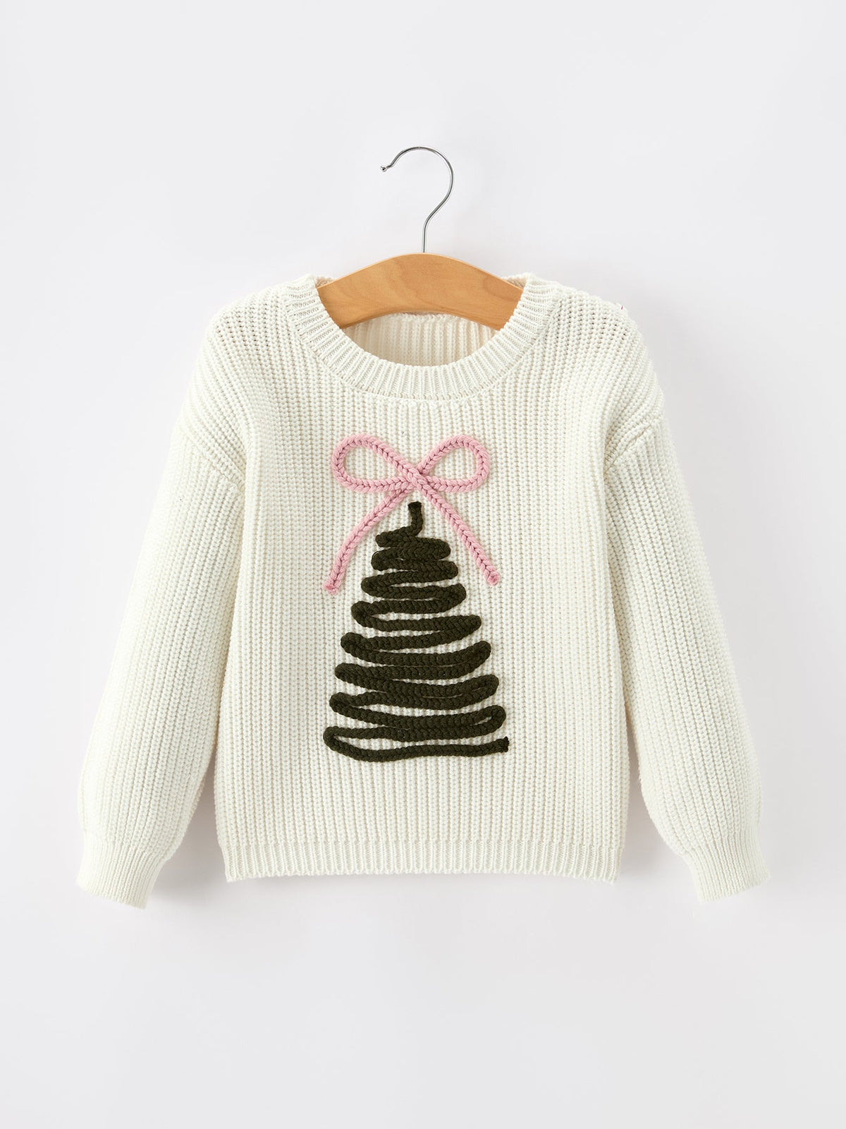 Winter Christmas Girls Pullover Sweater by Rylee Faith Designs