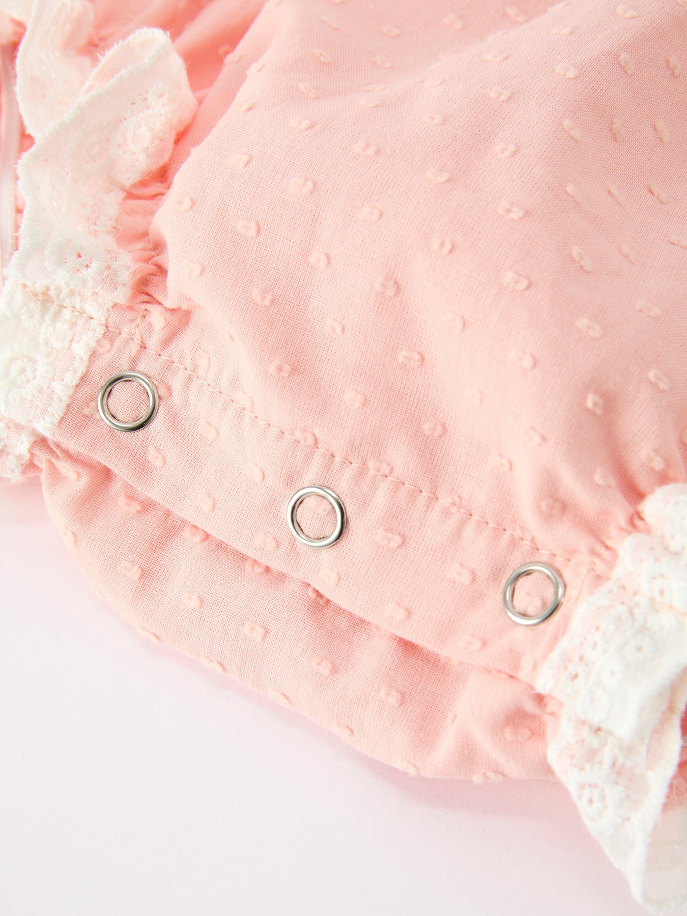 Western Horse Embroidery Girls Romper Lace Petals Collar Puff Sleeve by Rylee Faith Designs at Everetts Place