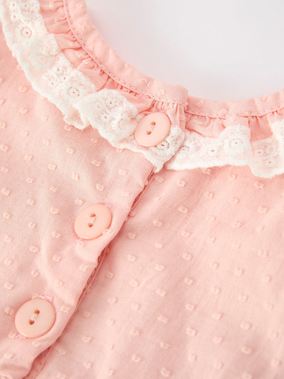 Western Horse Embroidery Girls Romper Lace Petals Collar Puff Sleeve by Rylee Faith Designs at Everetts Place