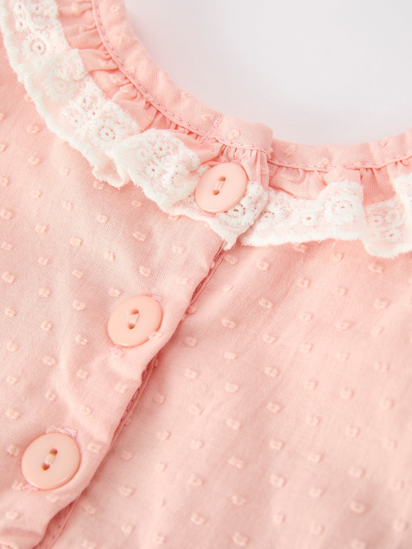 Western Horse Embroidery Girls Romper Lace Petals Collar Puff Sleeve by Rylee Faith Designs at Everetts Place