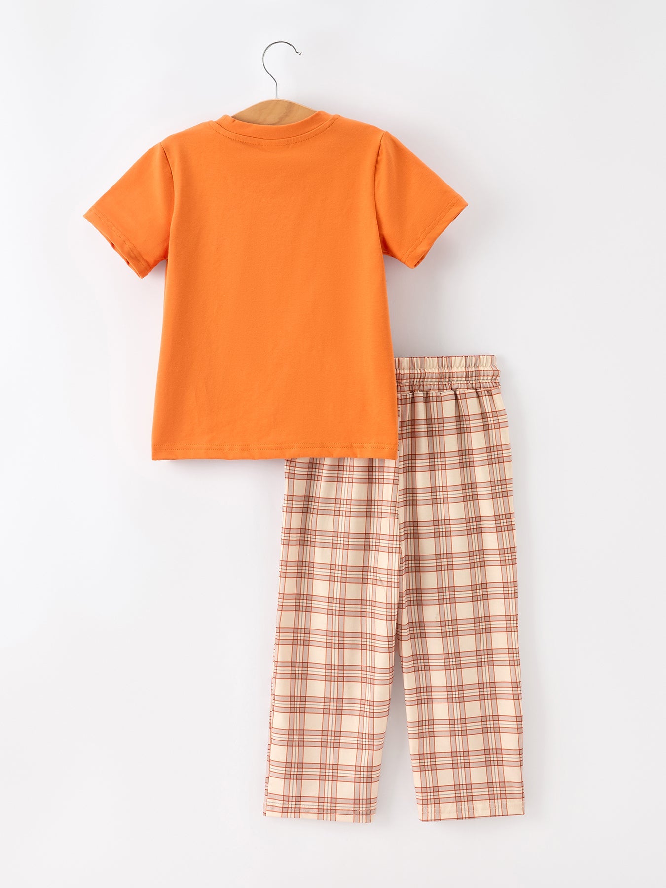 Boys Pants Set, Thanksgiving Turkey Plaid by Rylee Faith Designs (view 2 of 5)