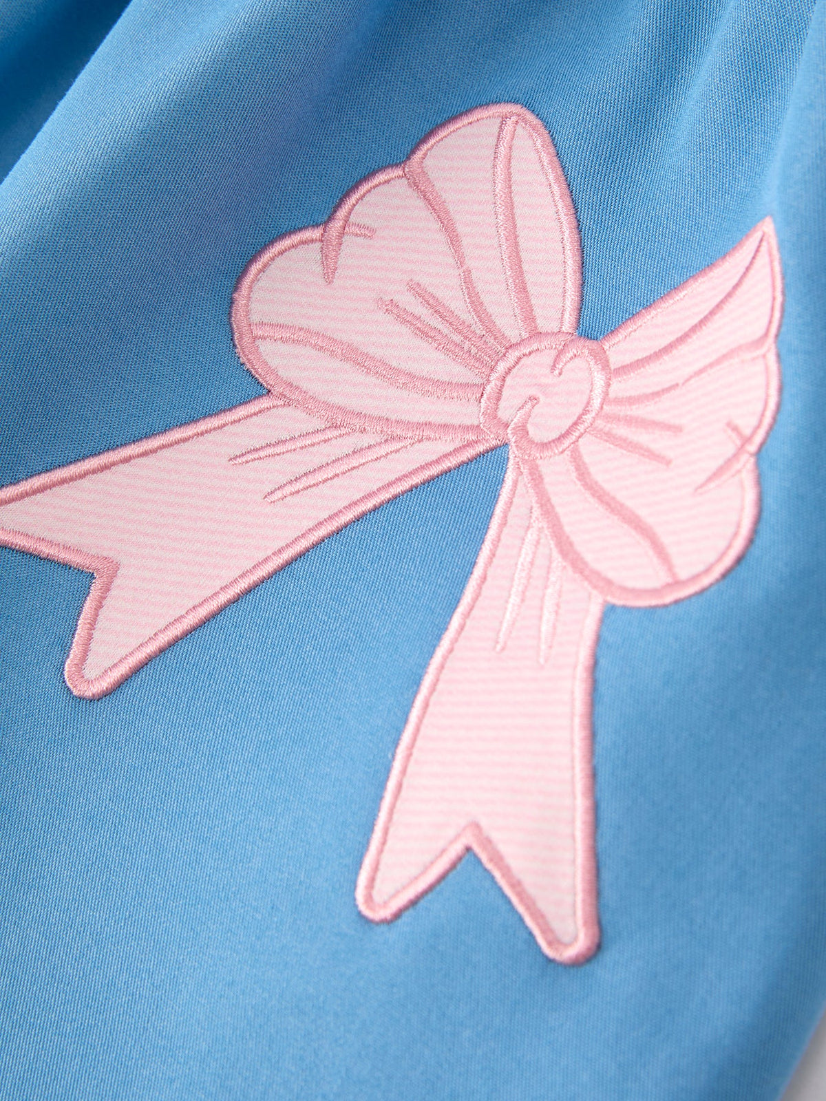 Summer Bow Girls Dress Smocked Strap Dress Bow Applique by Rylee Faith Designs at Everetts Place