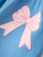 Summer Bow Girls Dress Smocked Strap Dress Bow Applique by Rylee Faith Designs at Everetts Place