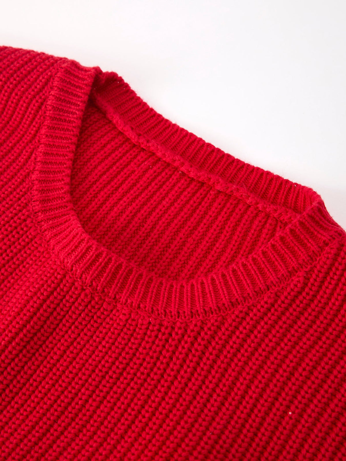 Mom and Me Winter Christmas Red "merry" Pullover Sweater by Rylee Faith Designs
