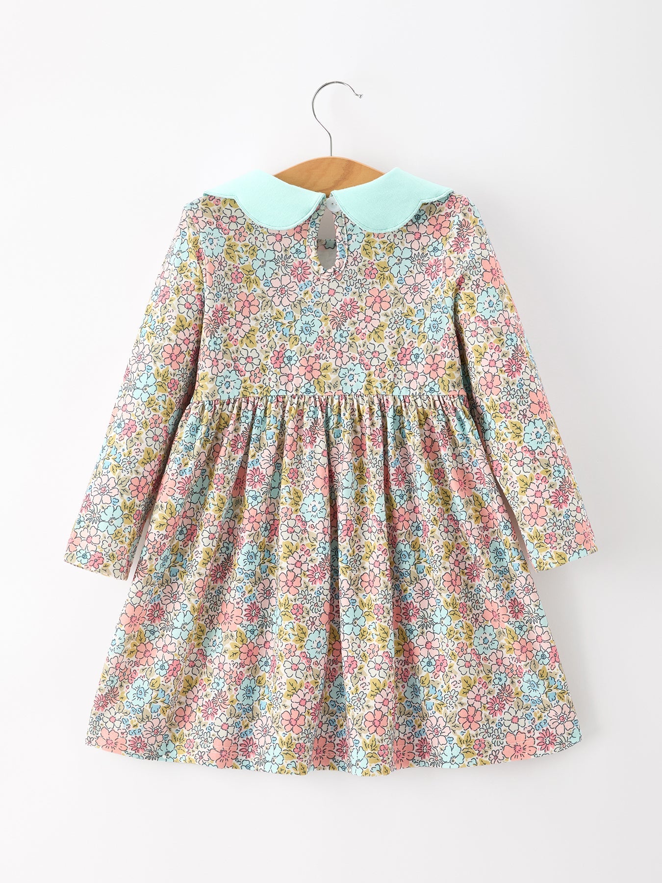 Girl Dress, Petals Collar