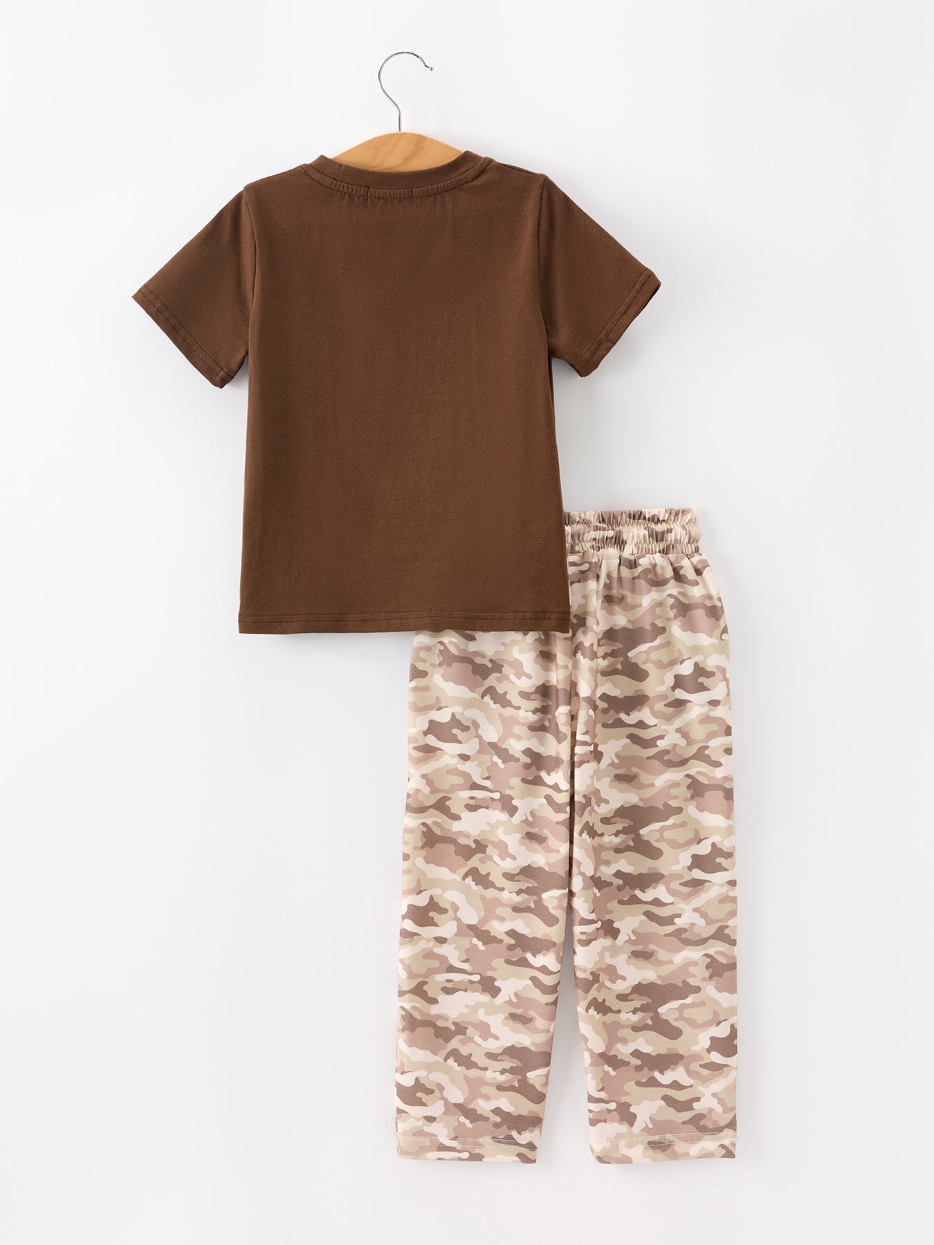 Duck Embroidery Camo Boy Pant Set by Rylee Faith Designs at Everetts Place