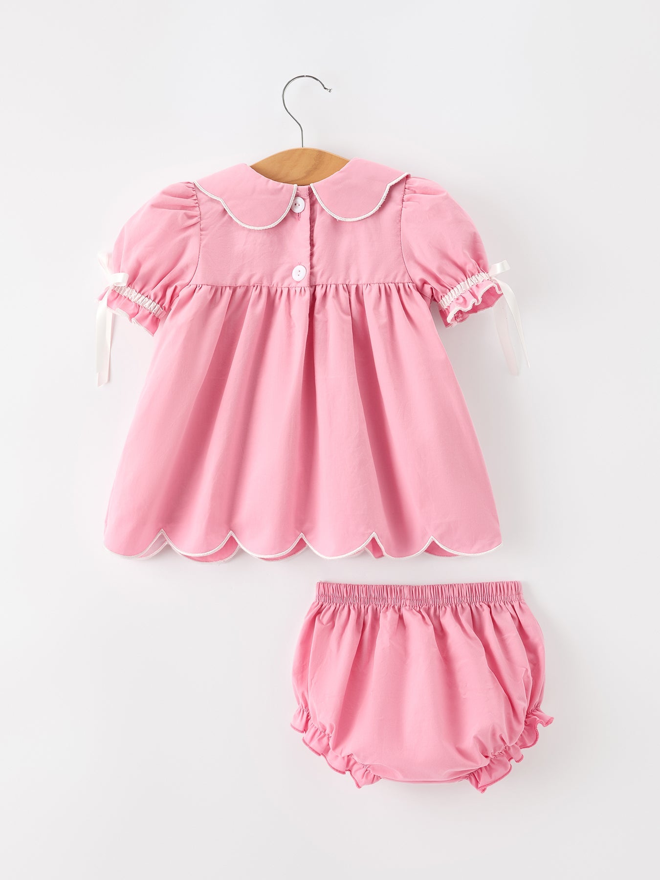Cotton Christening Bloomer Set