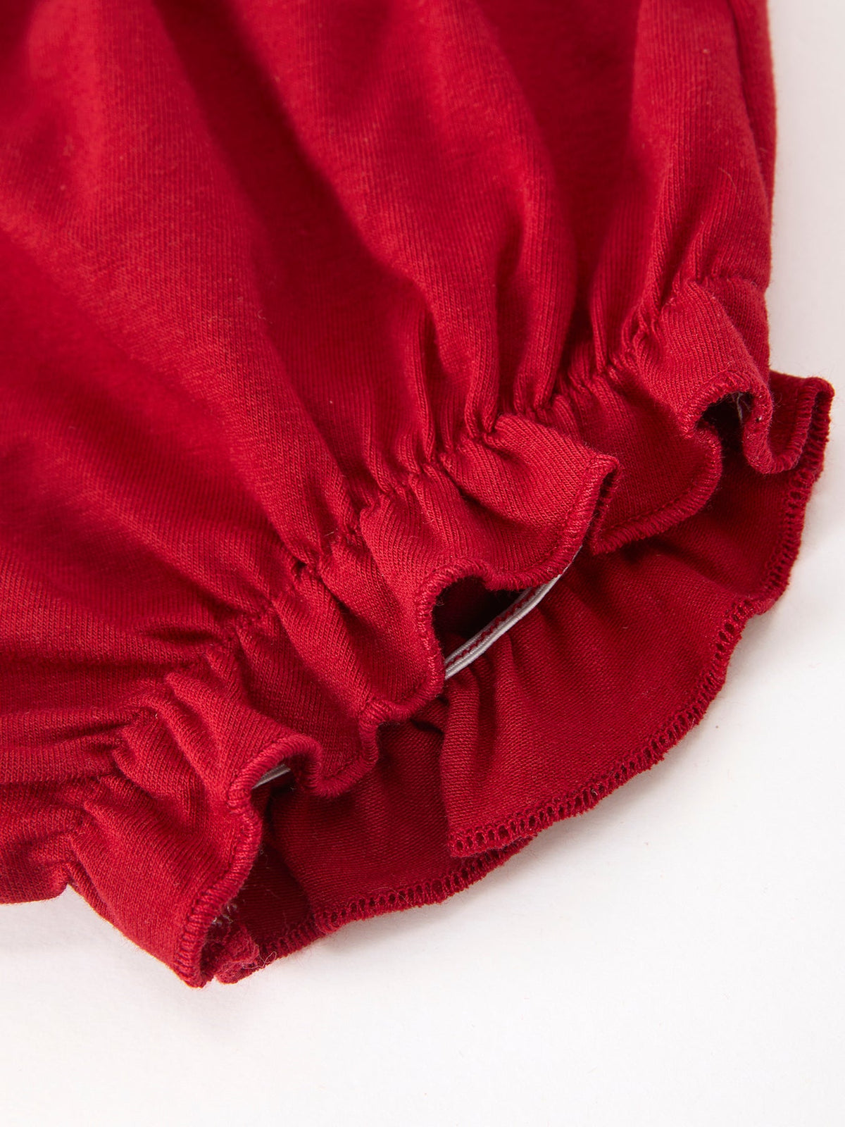 Polyester Spandex Bloomer Set - Gingham Ruffle Collar Bow by Rylee Faith Designs