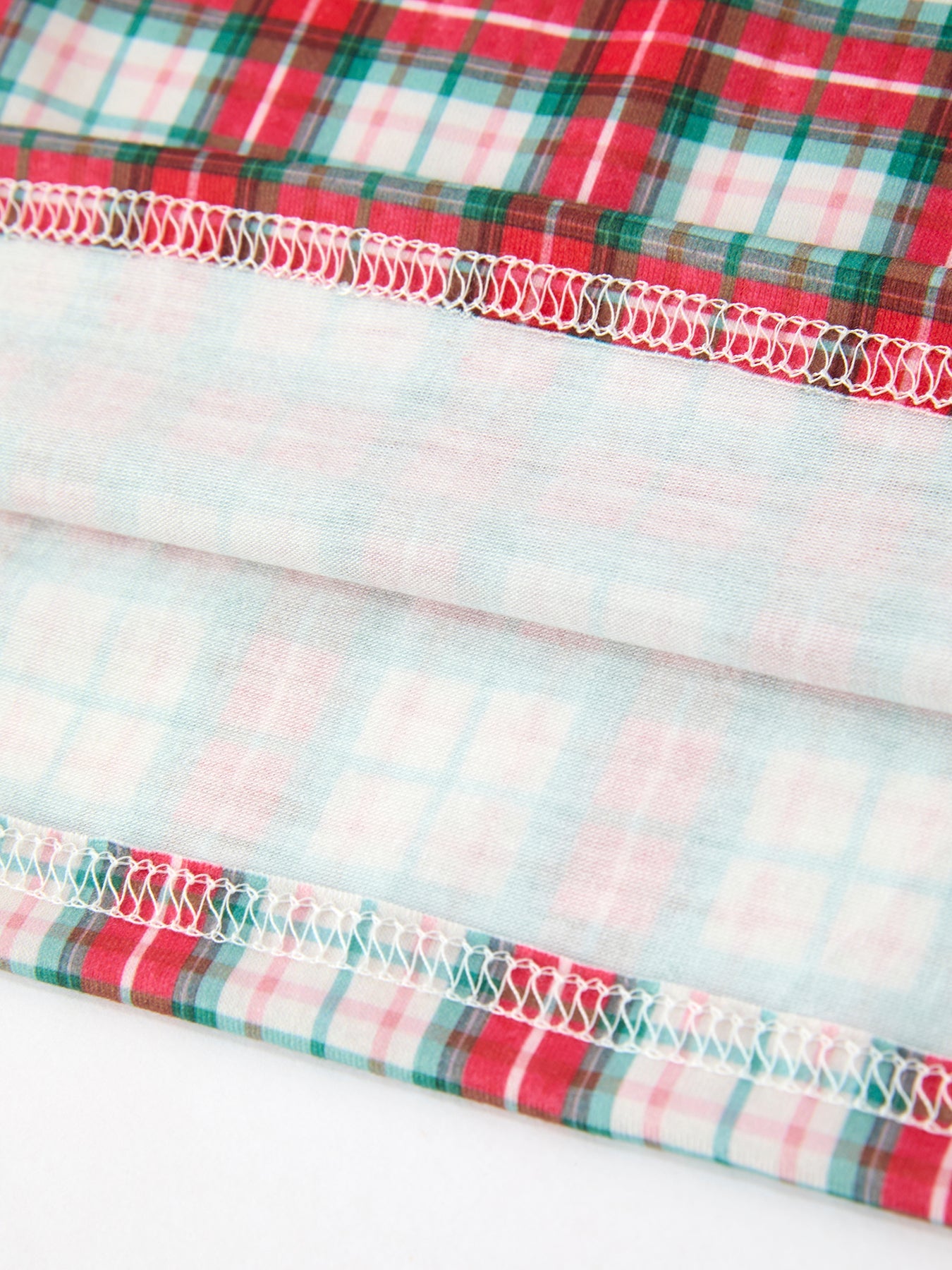 Christmas Tree Plaid Girls Dress Petals Collar Ruffle by Rylee Faith Designs