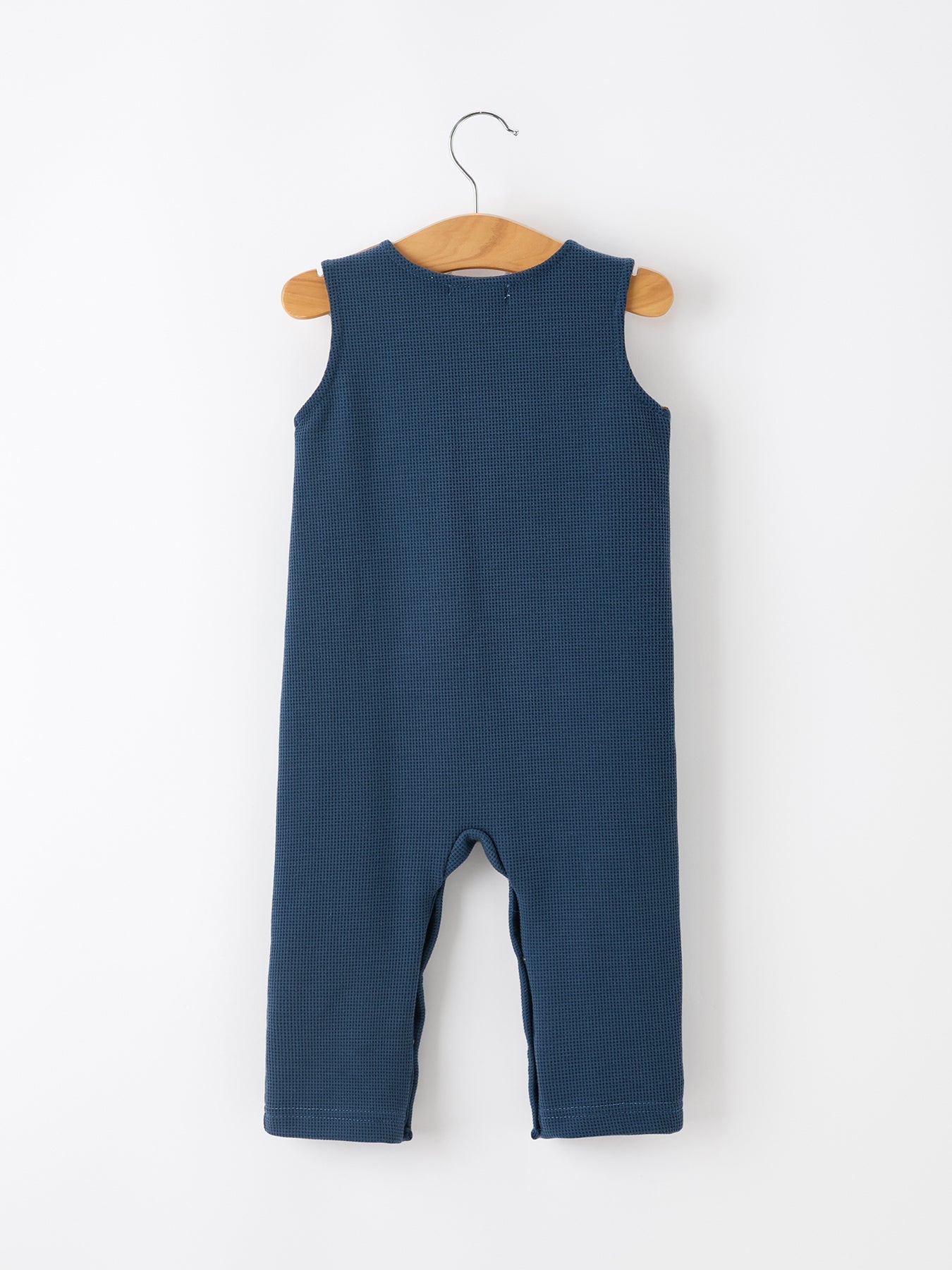 Thanksgiving Turkey Applique Baby Waffle Romper Sleeveless by Rylee Faith Designs