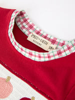 Fall Pumpkin Embroidery Baby Boy Romper by Rylee Faith Designs