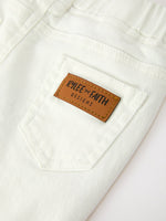 Girls Pumpkin Embroidered Wide-Leg Pants Fall Scallop Hem Casual Pants by Rylee Faith Designs