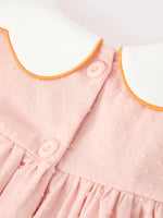 Halloween Pumpkin Applique Puff Sleeve Dress by Rylee Faith Designs
