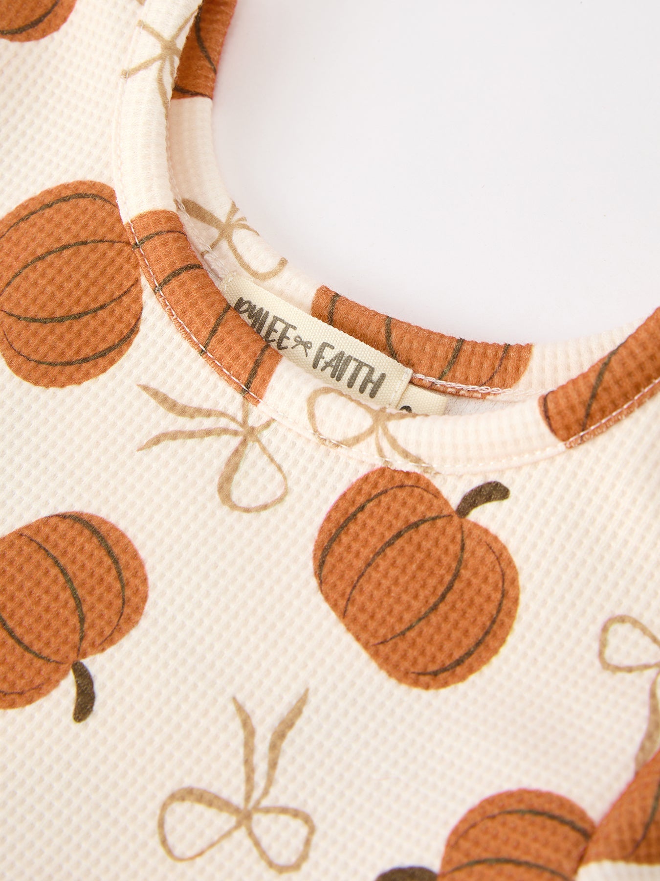 Girls Thanksgiving Pumpkin Bow Dress by Rylee Faith Designs