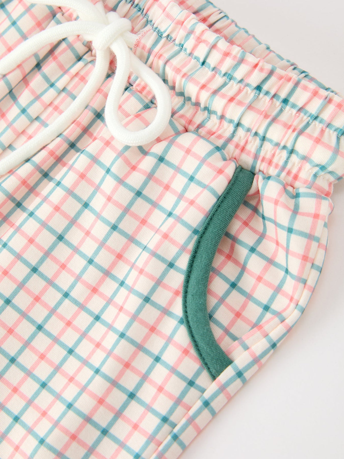 Boys Christmas Embroidered T-Shirt & Plaid Pants Set by Rylee Faith Designs