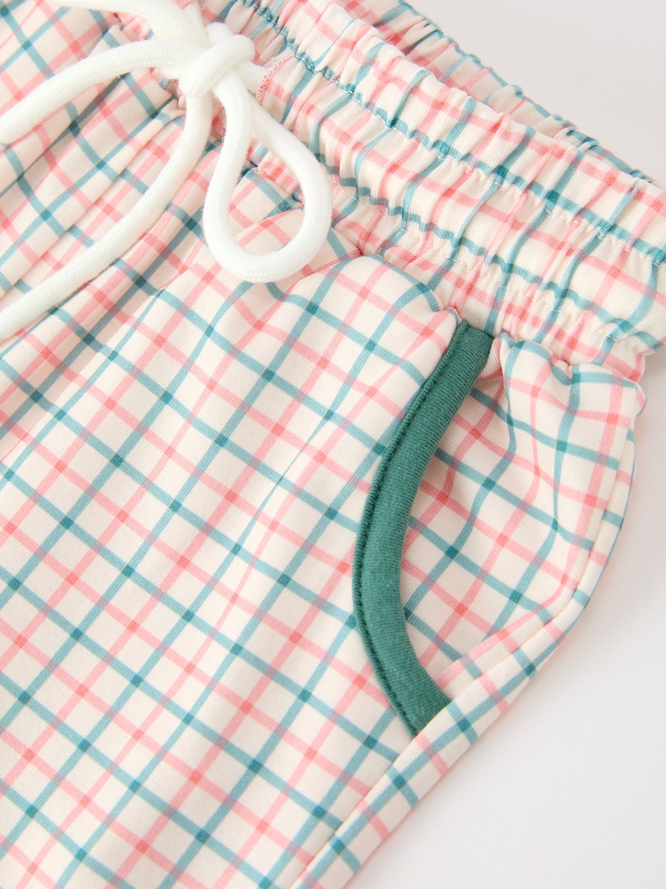 Boys Christmas Embroidered T-Shirt & Plaid Pants Set by Rylee Faith Designs