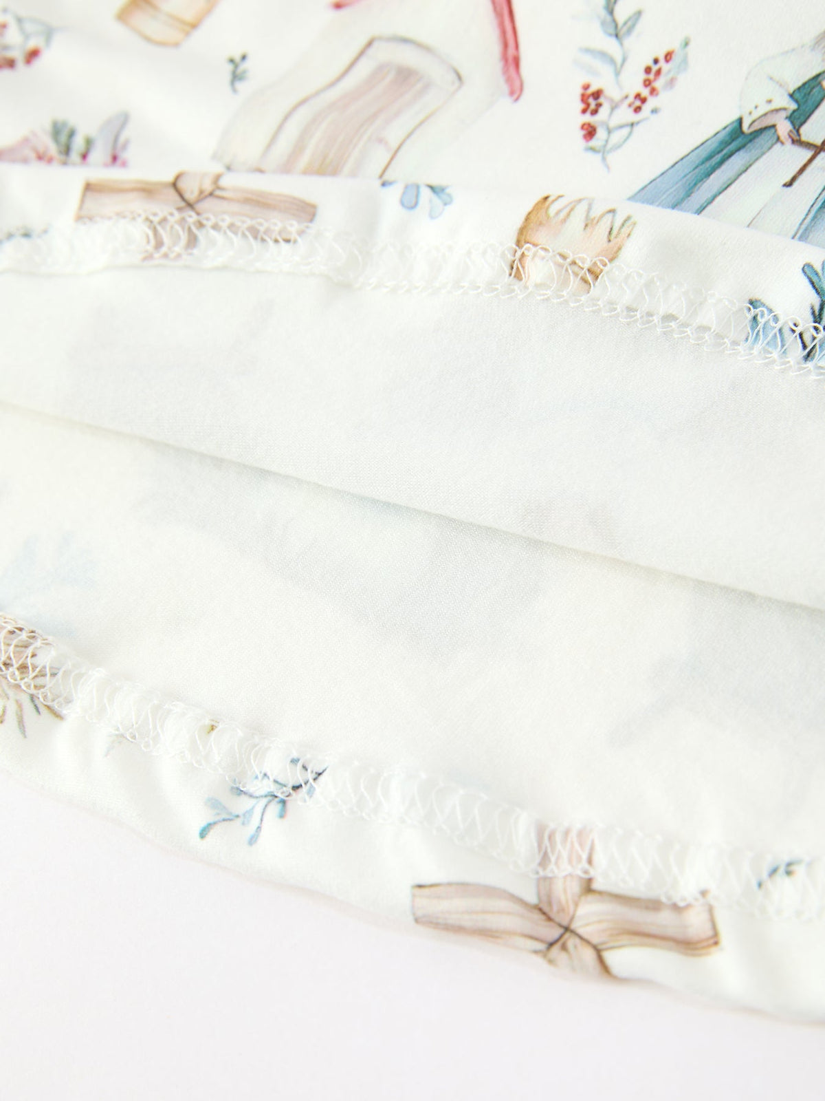 Girls Nativity Scene Winter Print Twirl Dress by Rylee Faith Designs