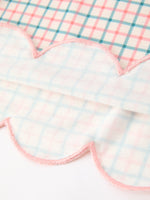 Girls Christmas Smocked Plaid Dress with Tree Embroidery by Rylee Faith Designs