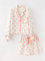 Mommy and Me Fall Pumpkin Print Pajama Set by Rylee Faith Designs