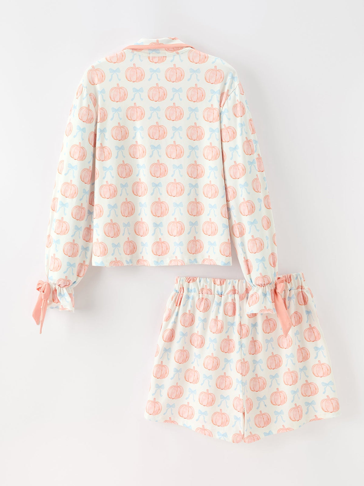 Mommy and Me Fall Pumpkin Print Pajama Set by Rylee Faith Designs