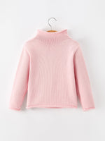 Girls Christmas Candy Cane Bow Knit Sweater by Rylee Faith Designs
