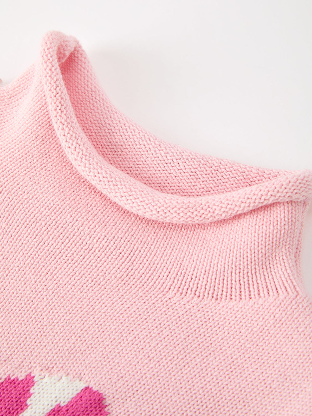 Girls Christmas Candy Cane Bow Knit Sweater by Rylee Faith Designs