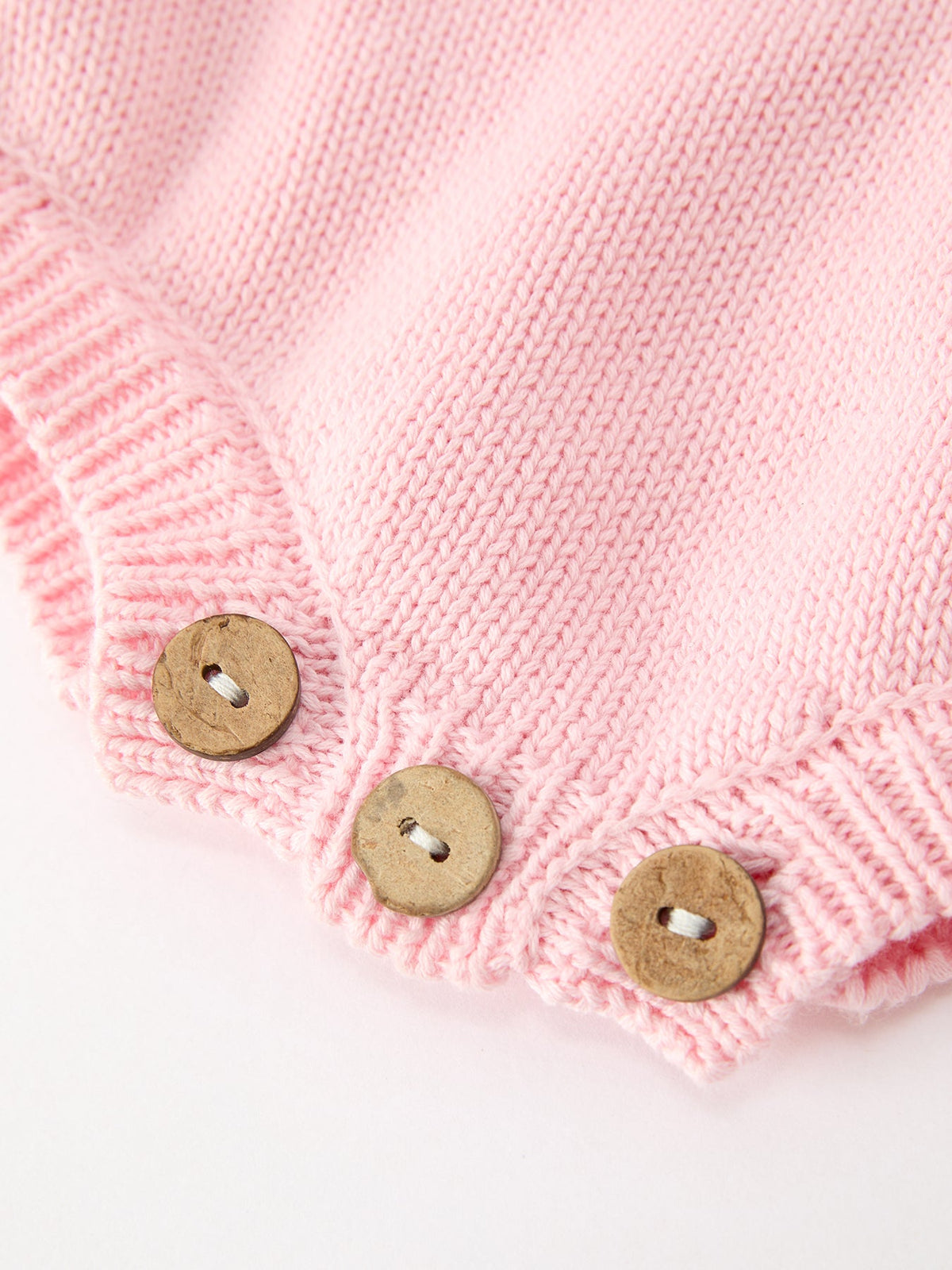 Christmas Candy Cane Bow Knit Baby Girls Romper by Rylee Faith Designs