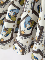 Christmas Girls Nativity Scene Print Twirl Dress by Rylee Faith Designs