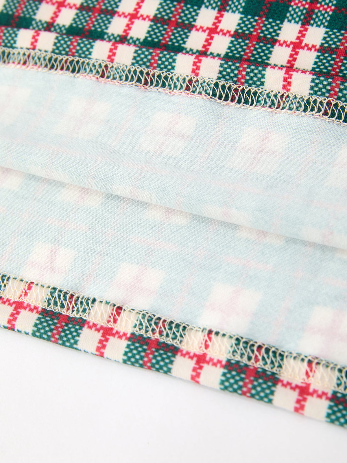 Baby Girl Christmas Plaid Embroidered Dress Wreath Collar by Rylee Faith Designs