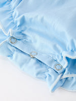 Christmas Nativity Smocked Baby Bubble Romper by Rylee Faith Designs