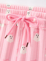 Halloween Ghost Mommy and Me Pajama Set Lounge Set by Rylee Faith Designs