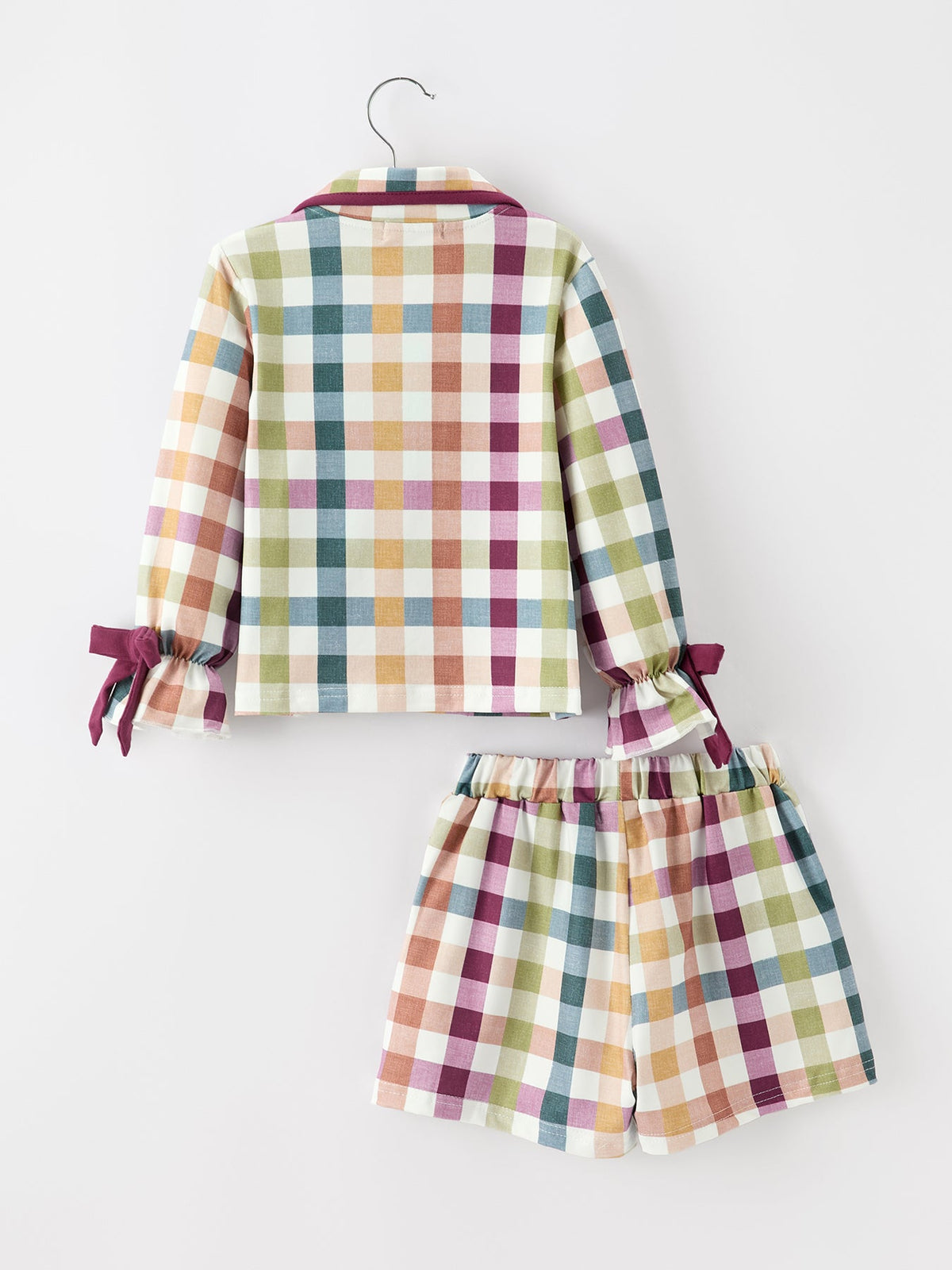 Mommy and Me Fall Plaid  Pajama Set by Rylee Faith Designs