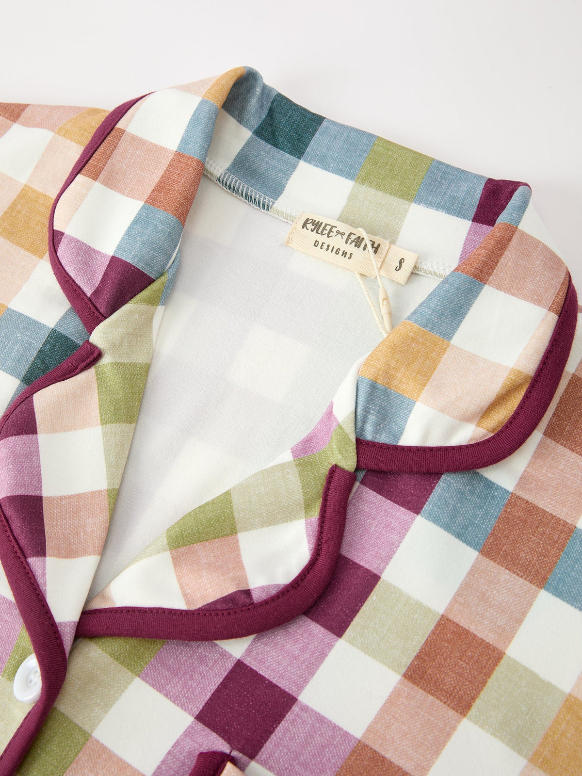 Mommy and Me Fall Plaid  Pajama Set by Rylee Faith Designs