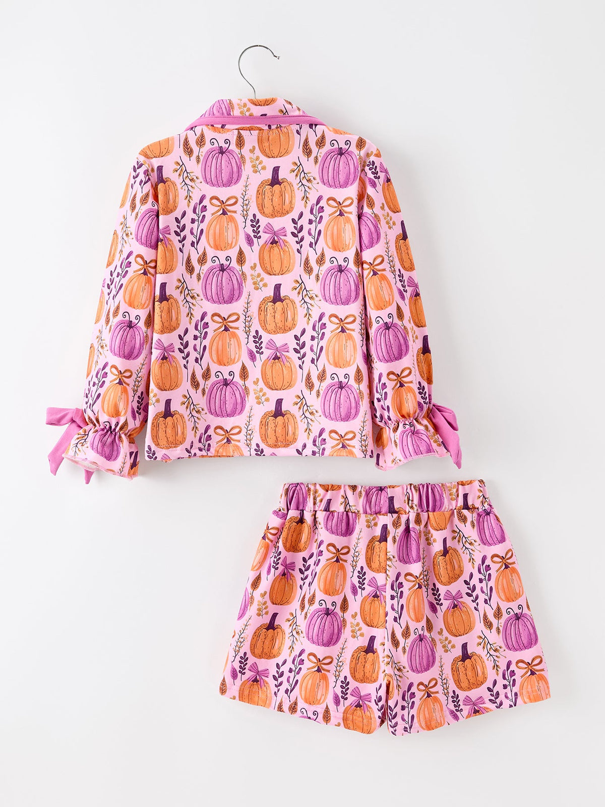 Mommy & me Halloween Pumpkin Pajama Set by Rylee Faith Designs