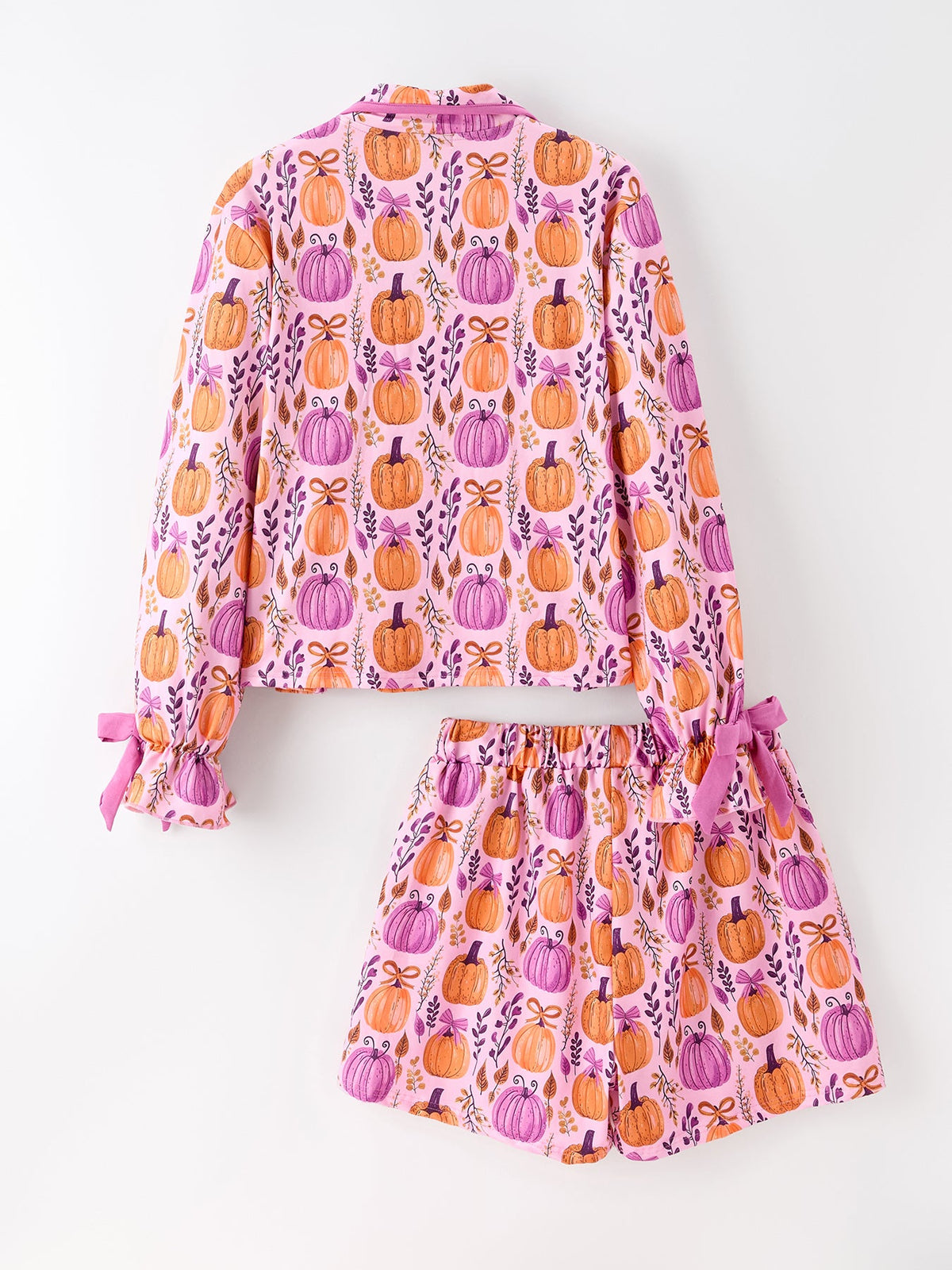 Mommy & me Halloween Pumpkin Pajama Set by Rylee Faith Designs