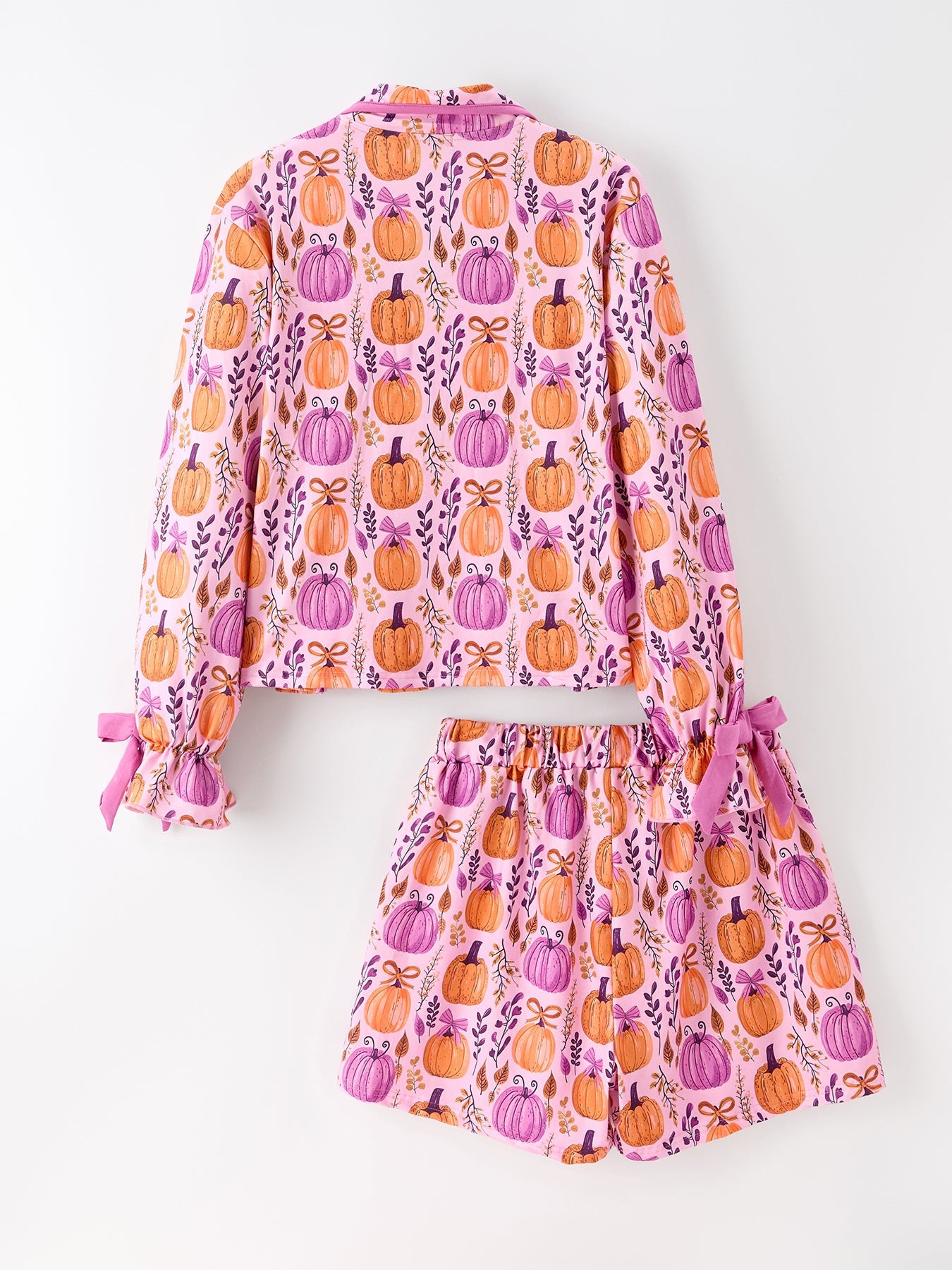 Mommy & me Halloween Pumpkin Pajama Set by Rylee Faith Designs