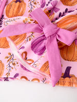 Mommy & me Halloween Pumpkin Pajama Set by Rylee Faith Designs