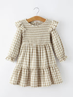 Mommy & Me Fall Plaid Dresses & Baby Bubble by Rylee Faith Designs