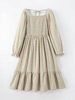 Mommy & Me Fall Plaid Dresses & Baby Bubble by Rylee Faith Designs