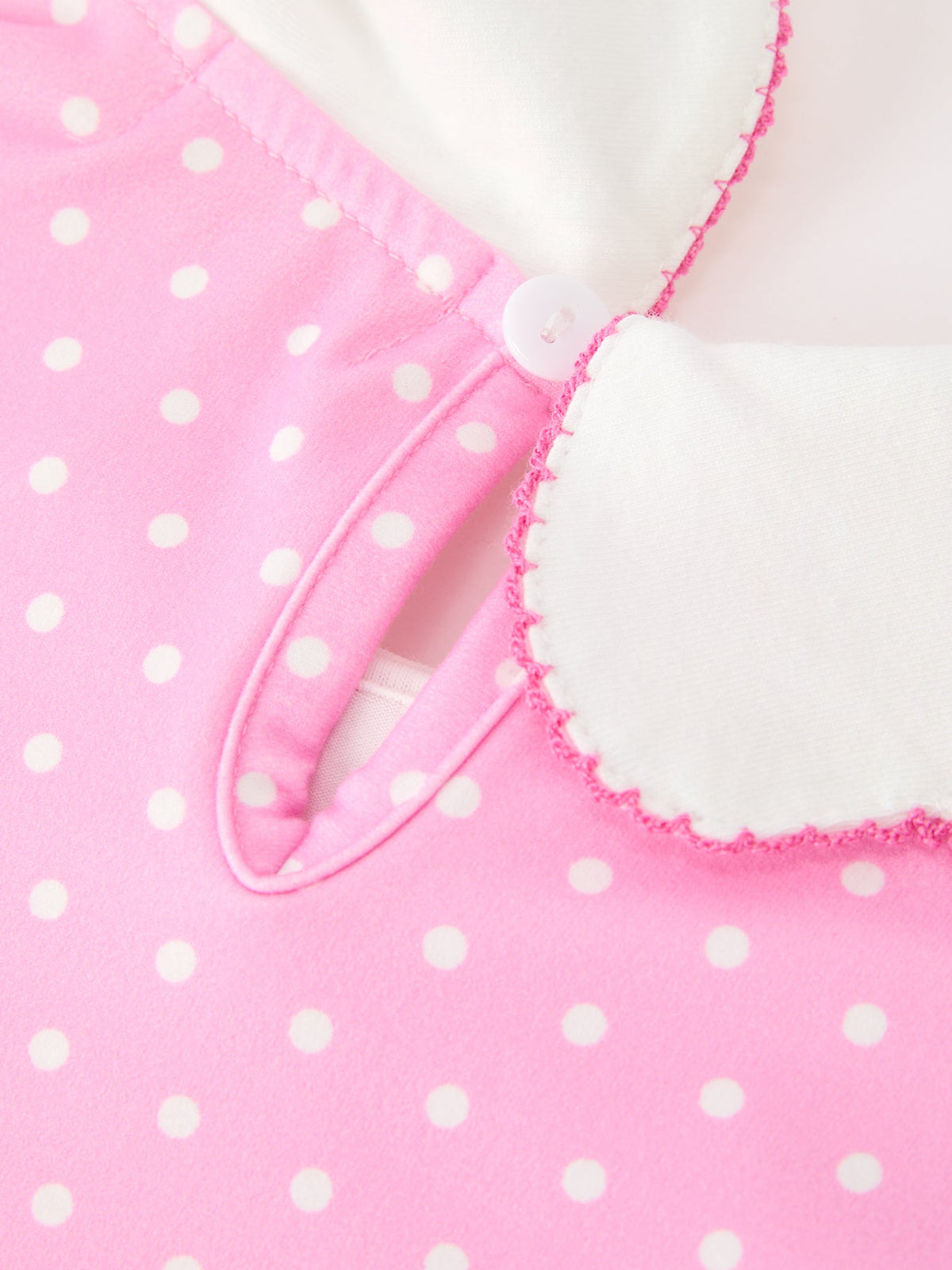 Christmas Girls Santa Bow Peter Pan Collar Dress by Rylee Faith Designs