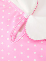 Christmas Girls Santa Bow Peter Pan Collar Dress by Rylee Faith Designs