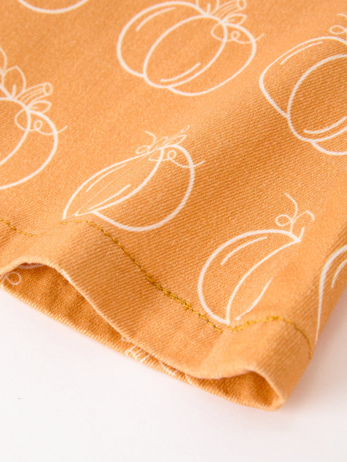 Fall Girls Pumpkin Bow Bell Bottom Pants by Rylee Faith Designs