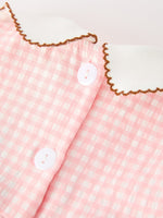 Christmas Girls Gingerbread Peter Pan Collar Bloomer Set by Rylee Faith Designs