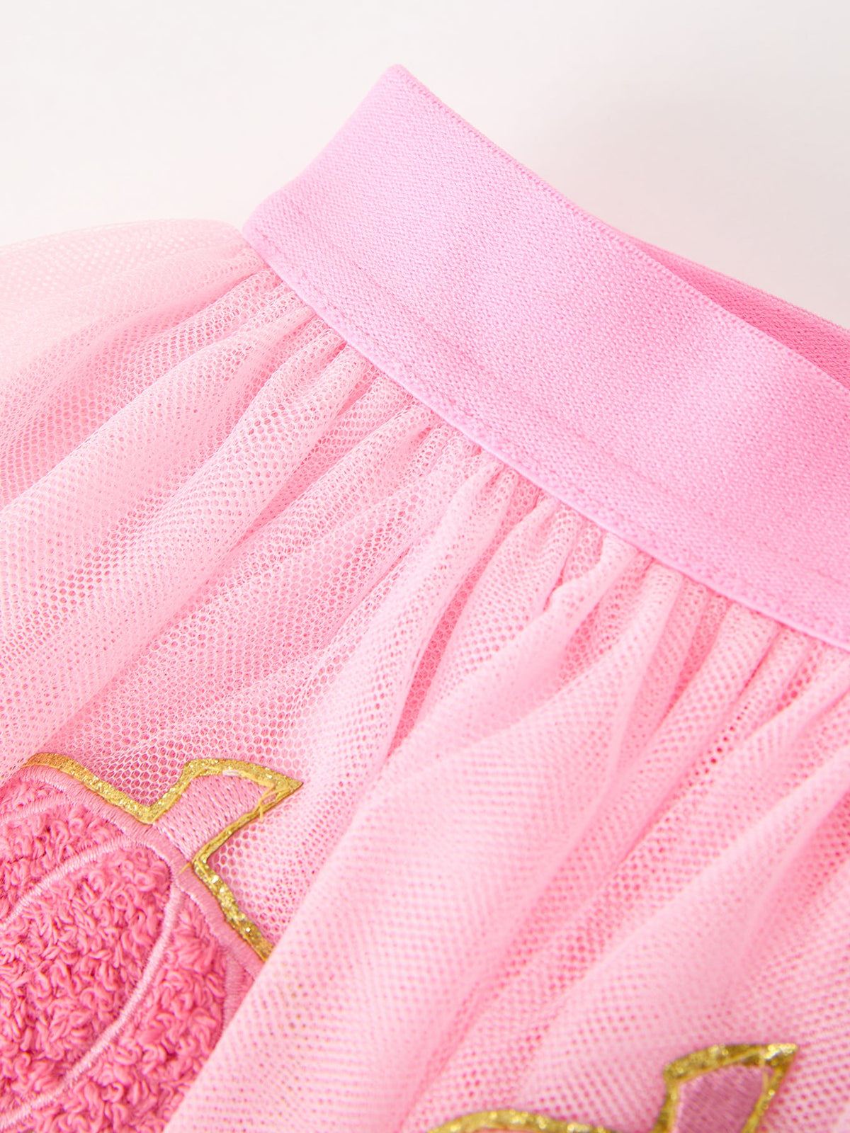 Fall Girls Pink Pumpkin Appliqué Tulle Skirt by Rylee Faith Designs